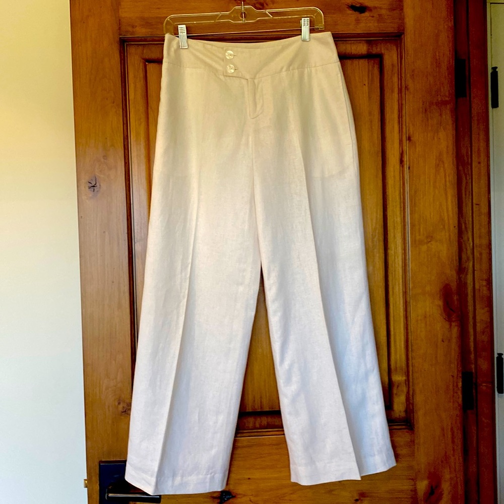 Linen pants. Size 4P NWOT